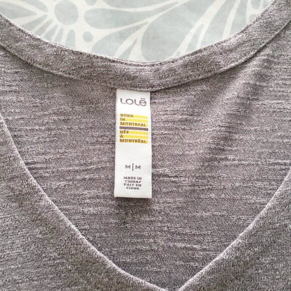 Lolë Light Knit Layering Top in Gray - Picture 4 of 9